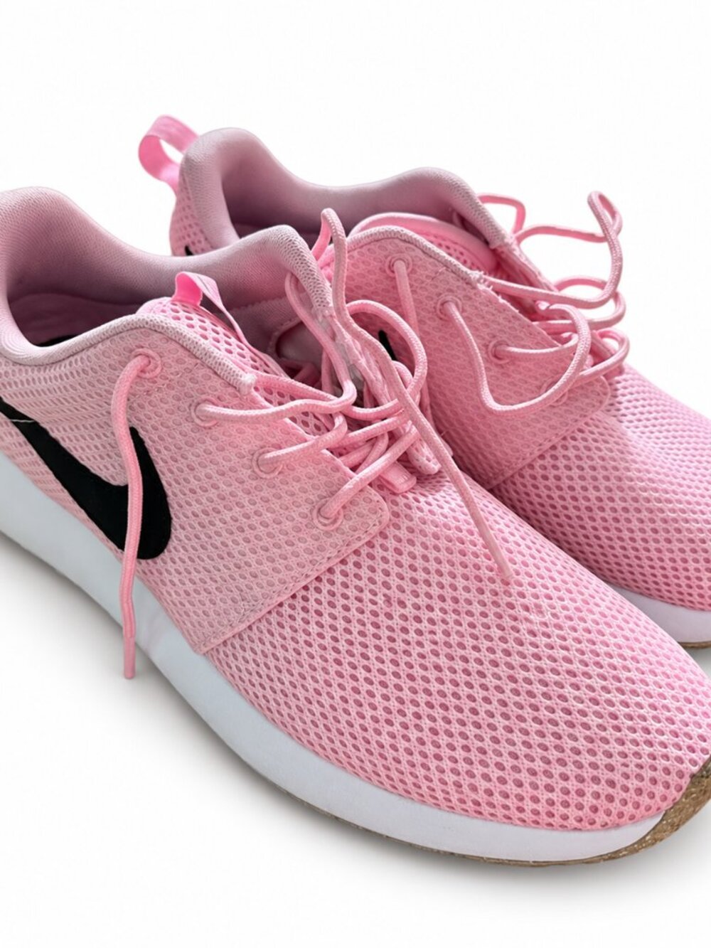 Nike Roshe One Pink & Black Mesh Sneakers | Size EUR 40